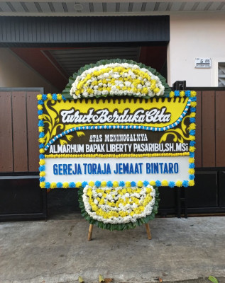 Papan Bunga Duka di Cibeureum Hilir