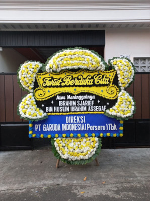 Papan Bunga Duka di Cibeureum Hilir