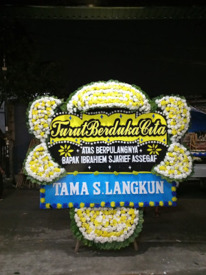Papan Bunga Duka di Cibeureum Hilir